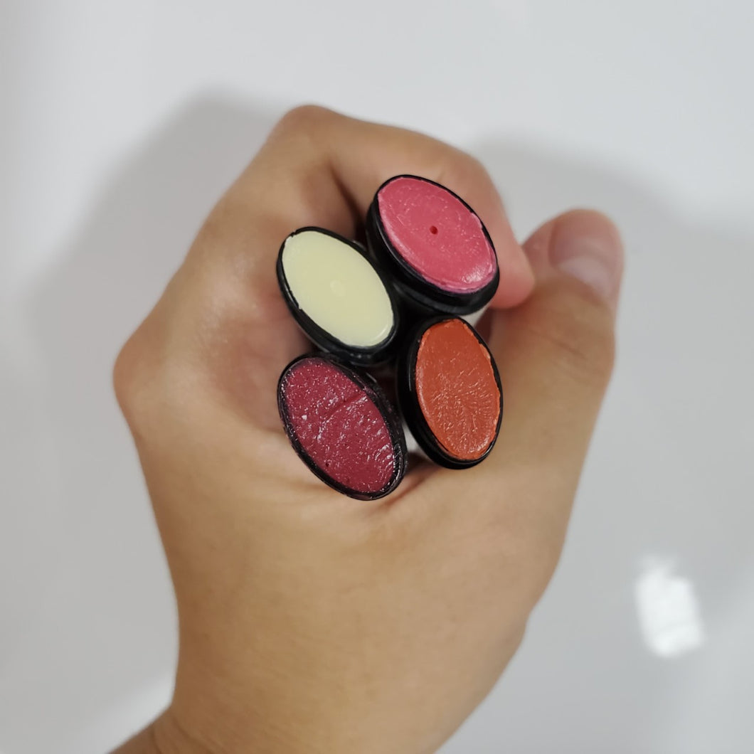 Set of 4 Lip Covers Save $6--Beet, Coral, Peony and Naked